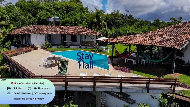 Casa rústica en Maria Farinha con piscina-SH015