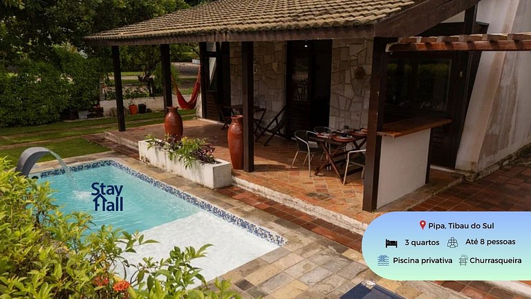 Nautical House Pipa Natureza-Private Pool-089B