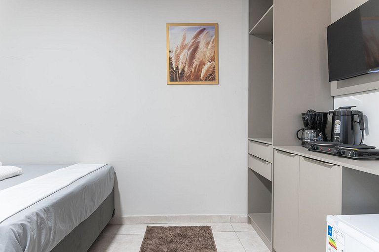 Flat Peroba a 300m da Praia | Até 4 hósp. 135M-SH