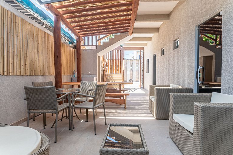 Flat Peroba a 300m da Praia | Até 4 hósp. 135M-SH