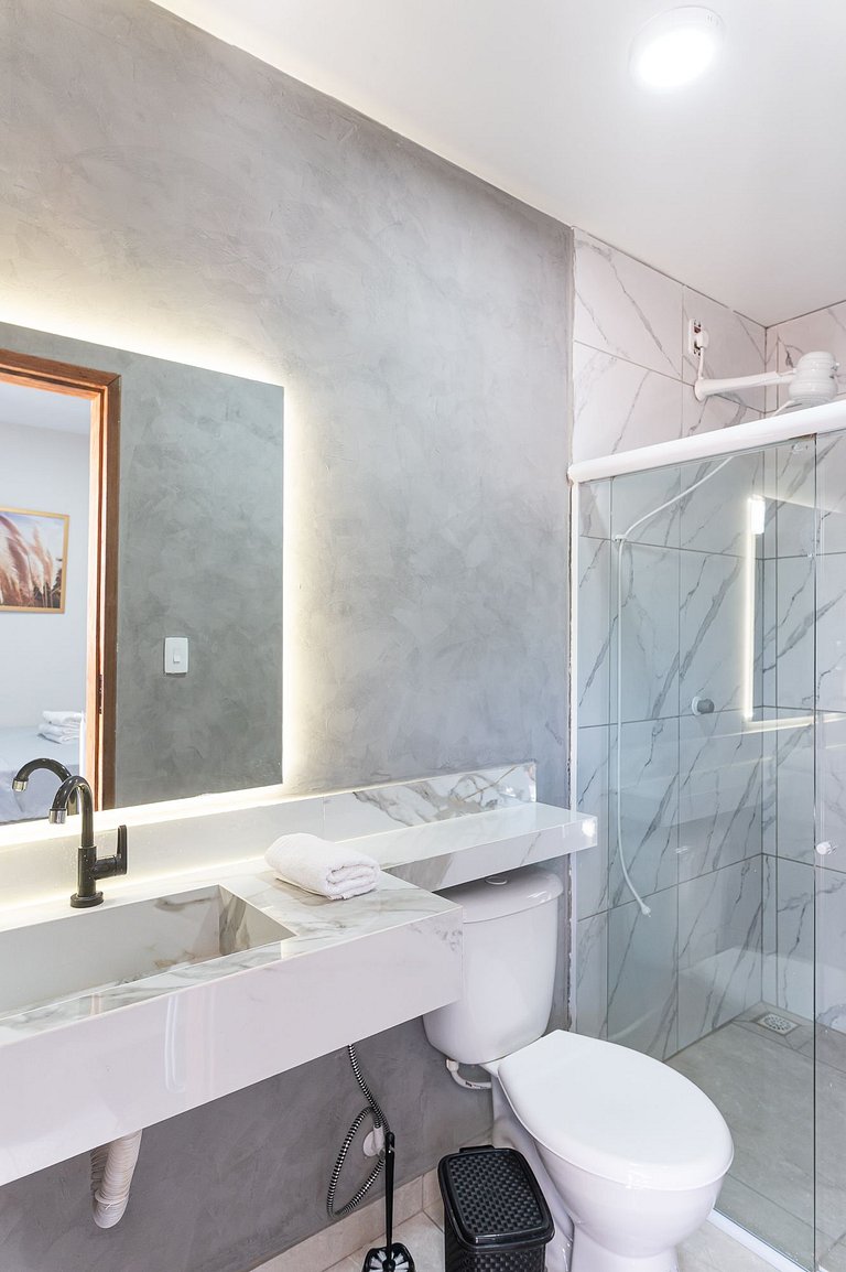 Flat em Peroba/AL | Conforto a 300m do mar SH135