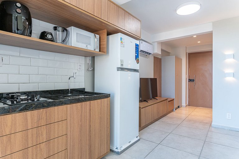 Flat 1Qt na Praia dos Carneiros-SH139