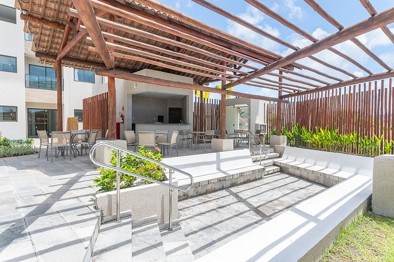 Flat Novo 1Qt na Praia dos Carneiros-SH139