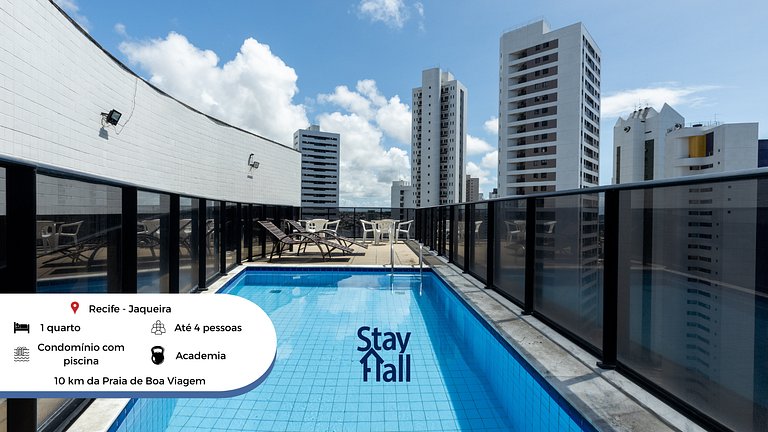 Flat Equipado na Jaqueira - Ótima Localização-032D