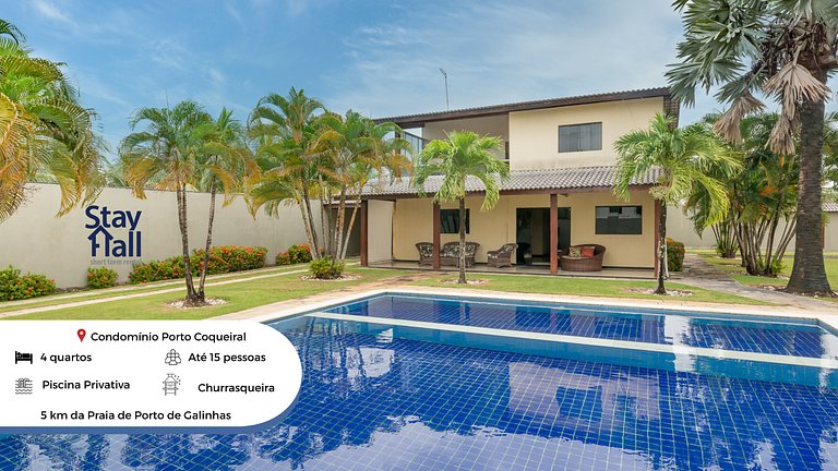 Casa em Porto de Galinhas-Piscina Privativa-SH068