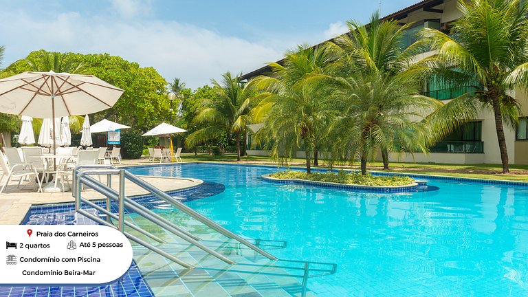 Apt 2qrts-Carneiros-Cond. BeiraMar-Piscina-SH057D