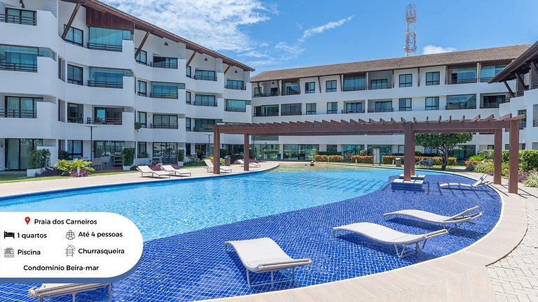 Flat beira mar-Tamandaré-c/ Churrasq-SH133