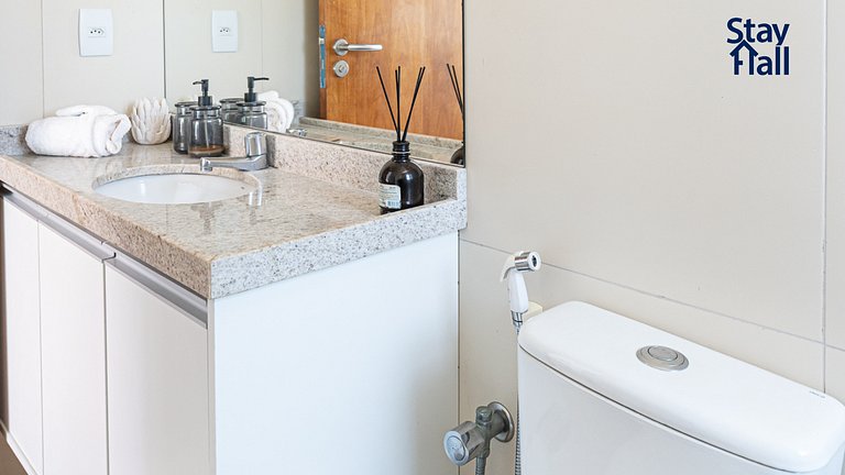 Bangalô 5 Qts - piscina e churrasq priv - 138D