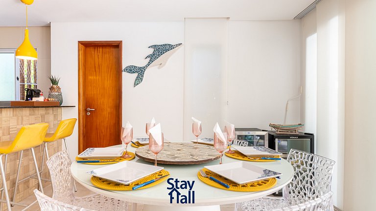 🏖️ Bangalô Exclusivo no Camboa Residence | Muro Alto – 5 Qu