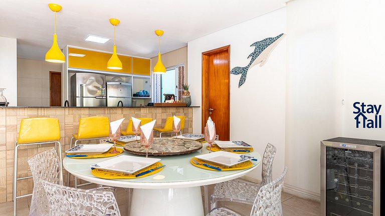 Bangalô 5 Qts-Cozinheira-pisci e churras priv 138D