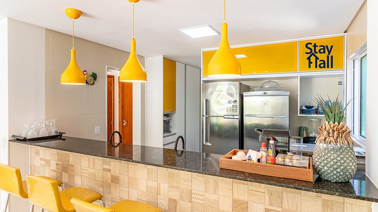 Bangalô 5 Qts - piscina e churrasq priv - 138D