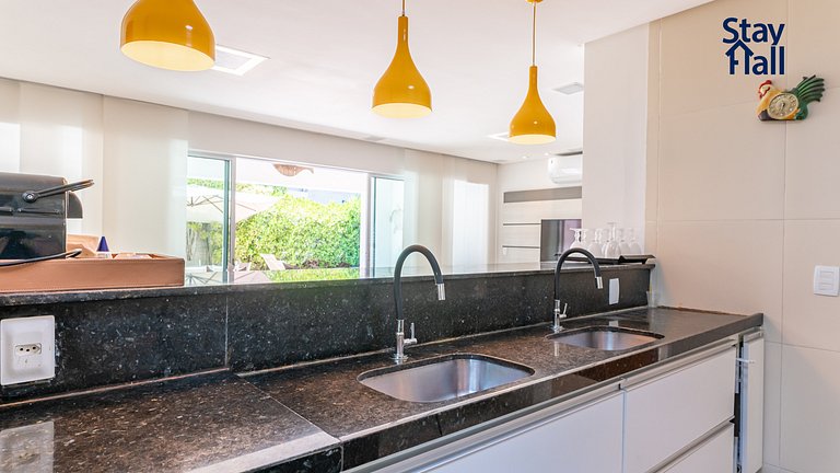 Bangalô 5 Qts-Cozinheira-pisci e churras priv 138D
