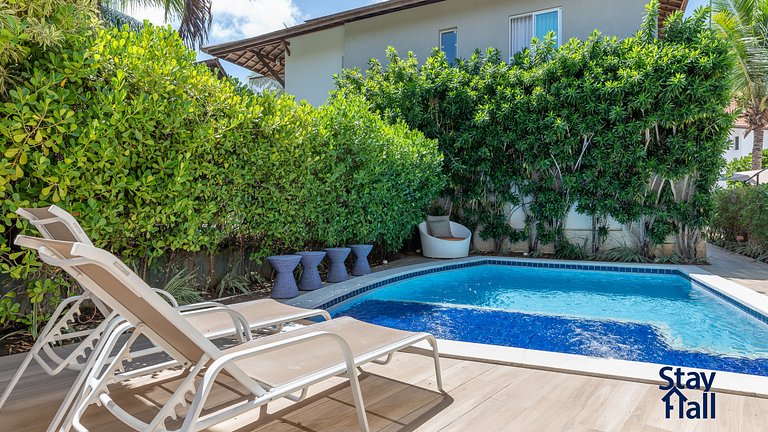 Bangalô 5 Qts - piscina e churrasq priv - 138D