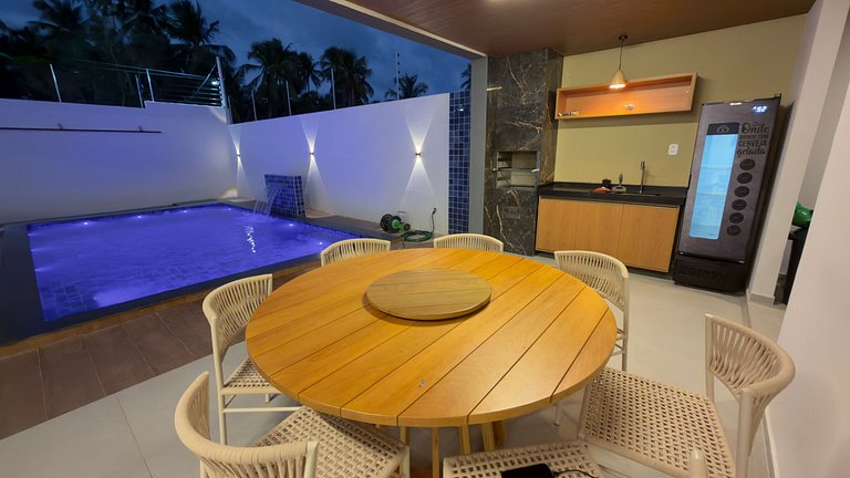 Casa-6 Qrts-Piscina em Porto de Pedras-SH144