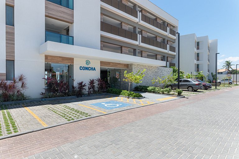 Apart Completo-2 suítes-Varanda c Vista Mar-SH143M