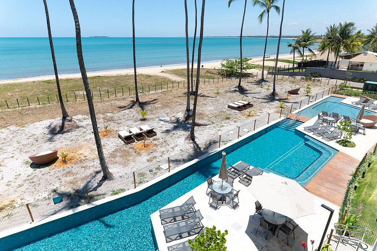 Apart Completo-2 suítes-Varanda c Vista Mar-SH143M