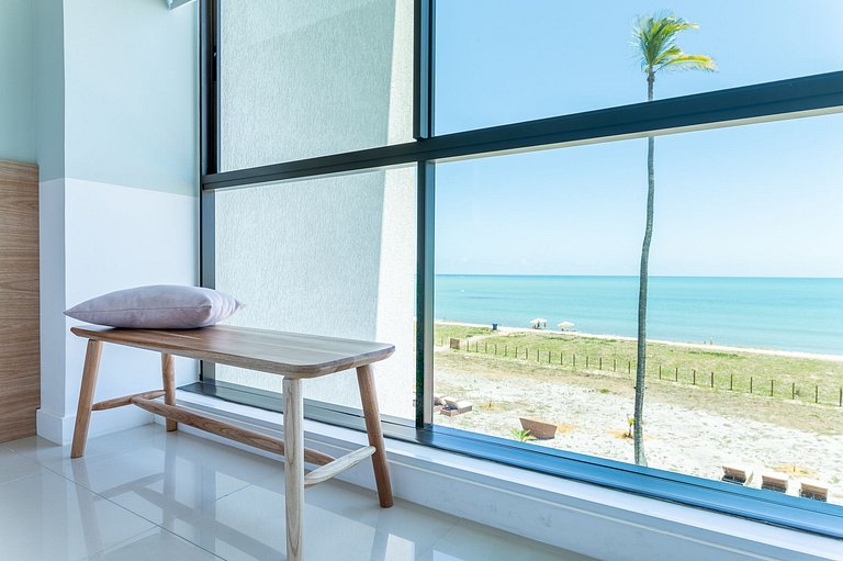 Apart Completo-2 suítes-Varanda c Vista Mar-SH143M