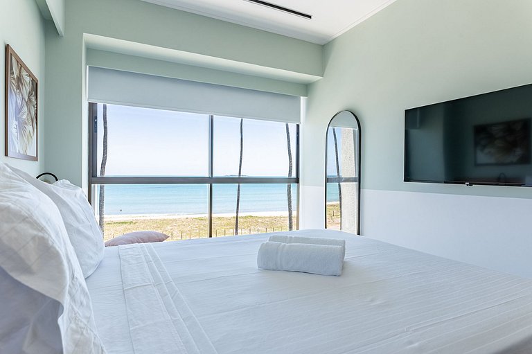 Apart Completo-2 suítes-Varanda c Vista Mar-SH143M