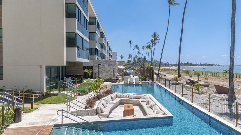 Apart Completo-2 suítes-Varanda c Vista Mar-SH143M