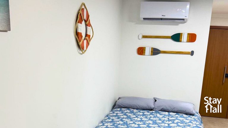 Flat 1 quarto no Max Carneiros-Pisc e Acad no Cond-SH149M