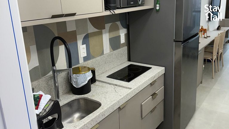 Flat 1 quarto em Muro Alto - SH150