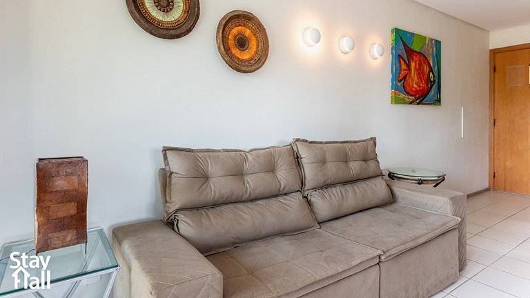 Apartamento equipado en el condominio Marulhos - la mejor pl