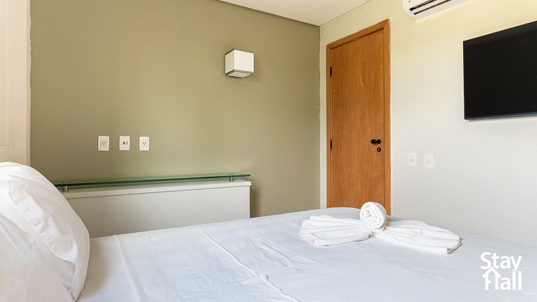 Apartamento equipado en el condominio Marulhos - la mejor pl