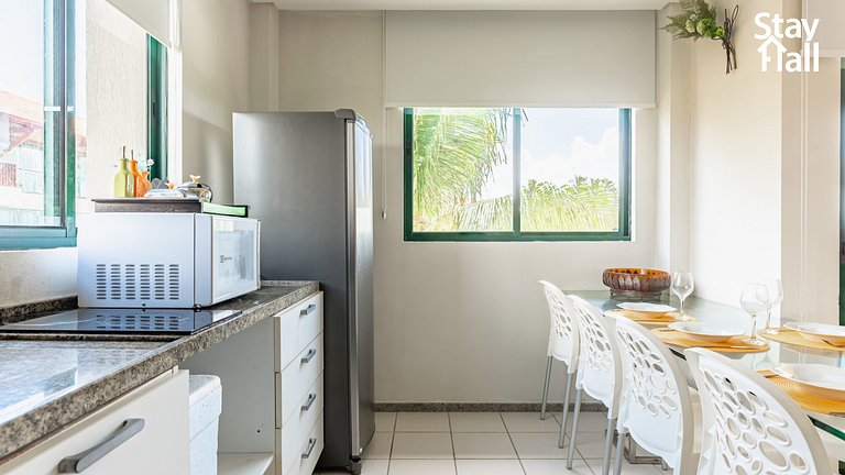 Apartamento equipado en el condominio Marulhos - la mejor pl