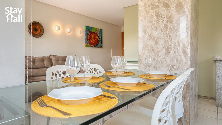 Apartamento equipado en el condominio Marulhos - la mejor pl