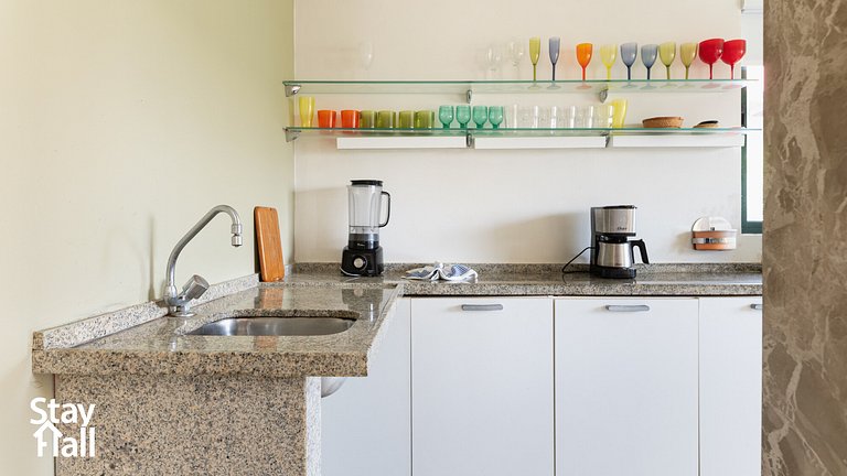 Apartamento equipado en el condominio Marulhos - la mejor pl