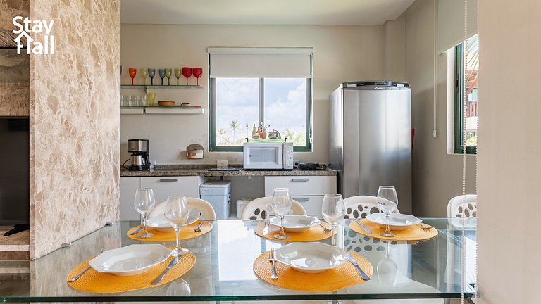 Apartamento equipado en el condominio Marulhos - la mejor pl