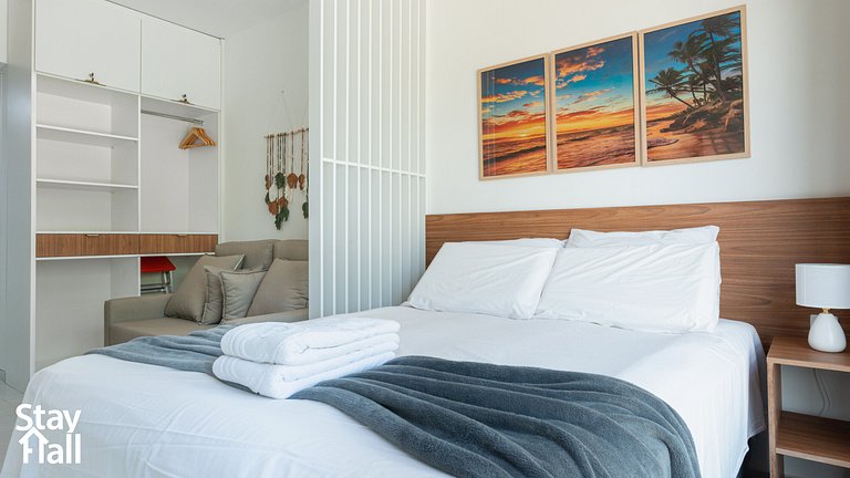 Flat 1 quarto conforto em Maracaípe - 153