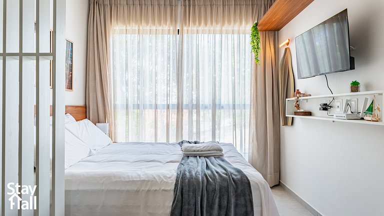 Flat 1 quarto conforto em Maracaípe - 153