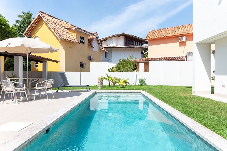 Bela Casa-5qts+Piscina-Condom. BeiraMar-SH088