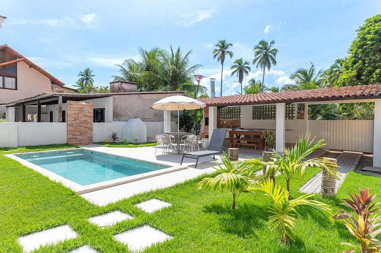 Bela Casa-5qts+Piscina-Condom. BeiraMar-SH088