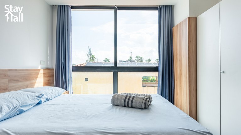 Flat 4 pessoas-Piscina na Cobertura-154D