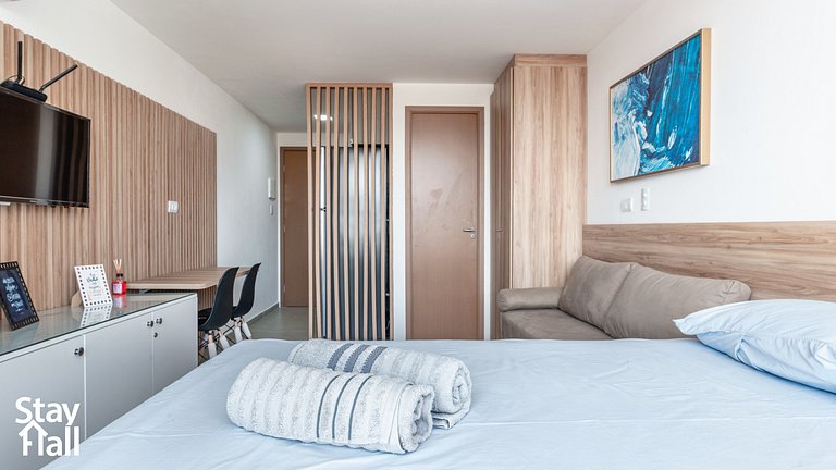 Flat 1 quarto conforto em Cupe - 154D