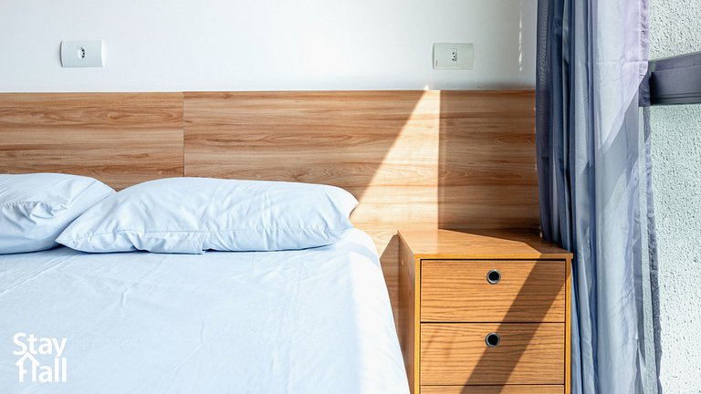 Flat 1 quarto conforto em Cupe - 154D