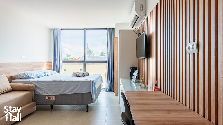 Flat 1 quarto conforto em Cupe - 154D