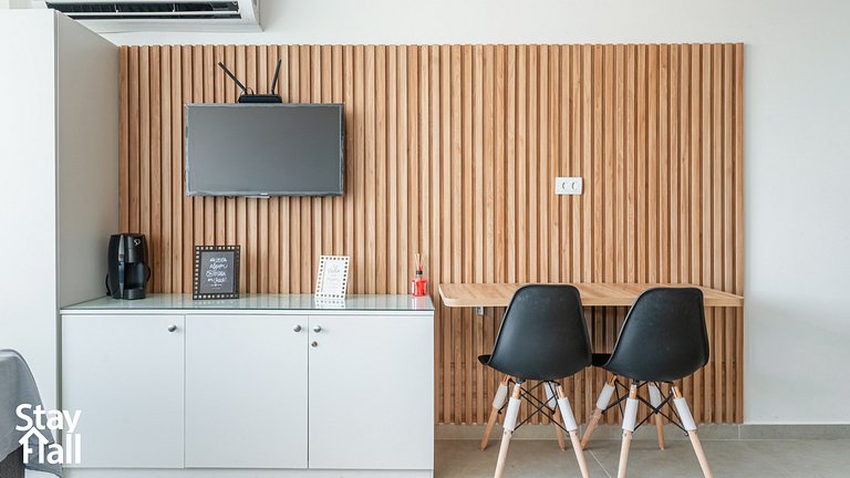 Flat 1 quarto conforto em Cupe - 154D