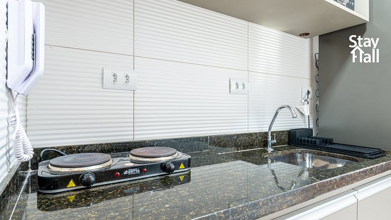 Flat 4 pessoas-Piscina na Cobertura-154D