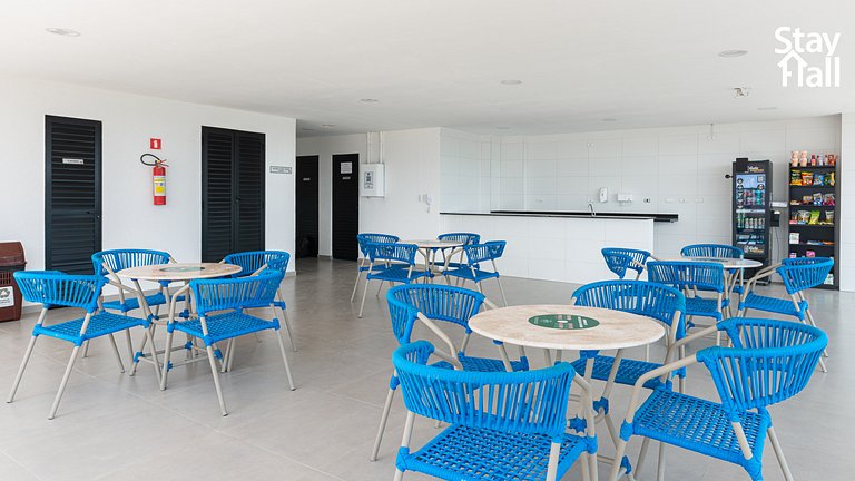 Flat 4 pessoas-Piscina na Cobertura-154D