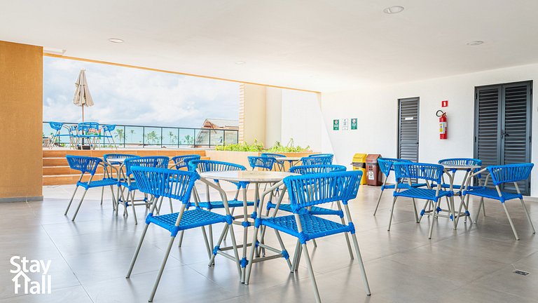 Flat 4 pessoas-Piscina na Cobertura-154D
