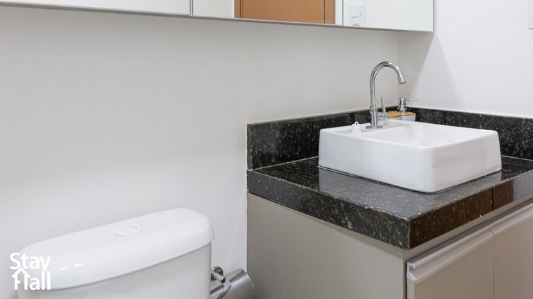 Flat 1 quarto conforto em Cupe - 154D