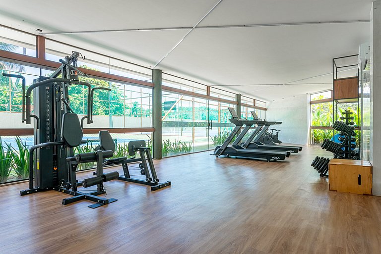 Flat 2 quartos-Cond. beira-mar em Carneiros-SH155