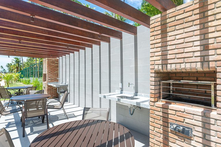 2BR Beachfront Apt Carneiros - SH155