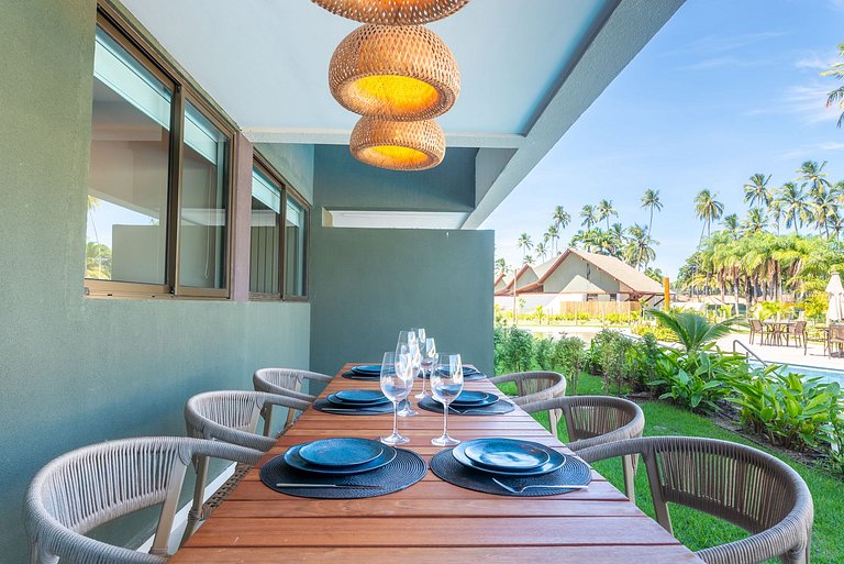 2BR Beachfront Apt Carneiros - SH155