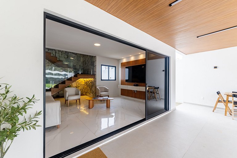 Casa-6 Qrts-Piscina e Area Gourmet Privativa-SH144