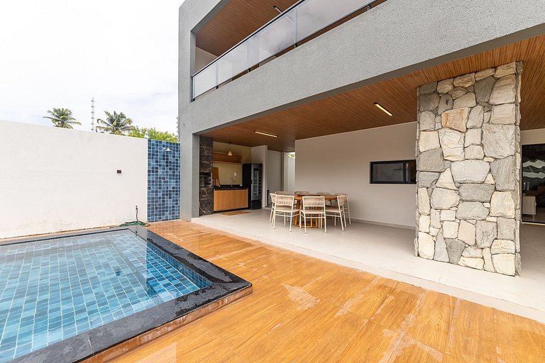 Casa-6 Qrts-Piscina e Area Gourmet Privativa-SH144