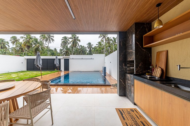 Casa-6 Qrts-Piscina e Area Gourmet Privativa-SH144